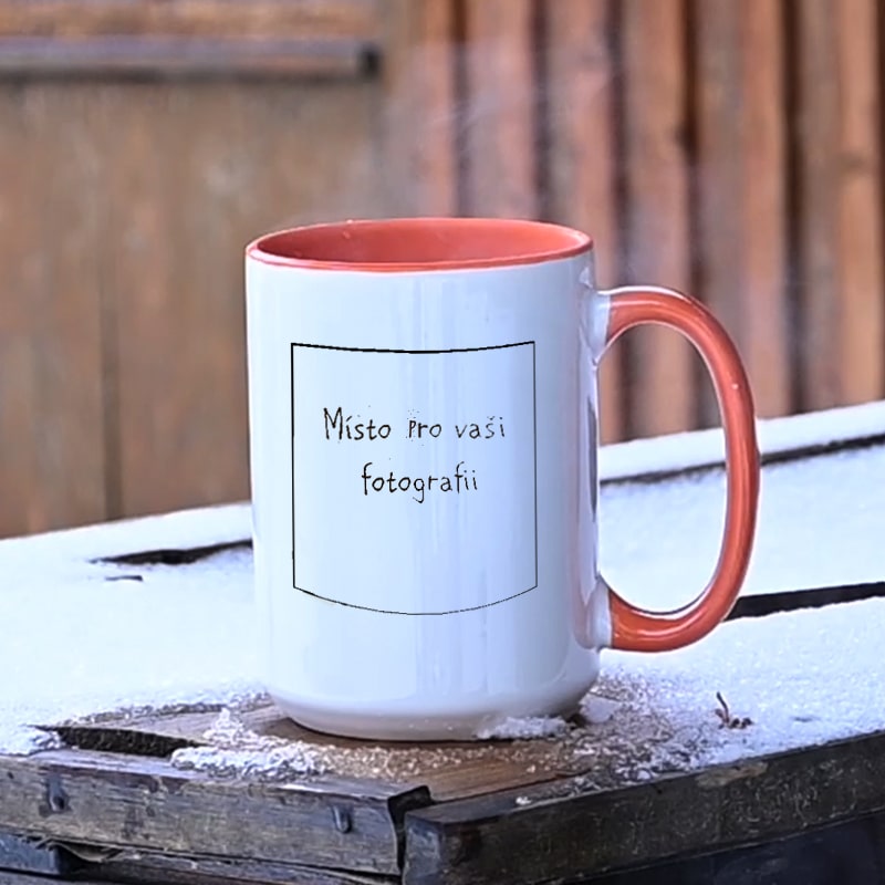 Hrníček keramický velký barevný