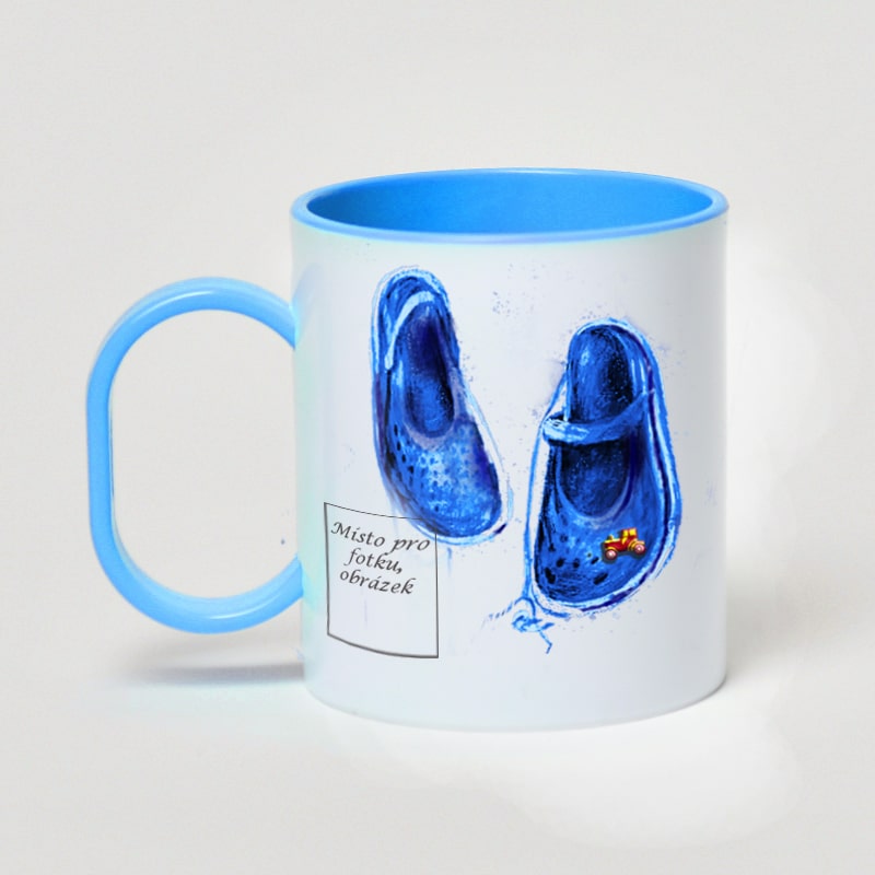 Hrnek do školky - Crocs Modrý