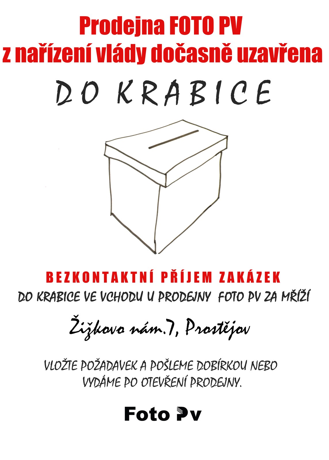 ZAKÁZKY DO KRABICE