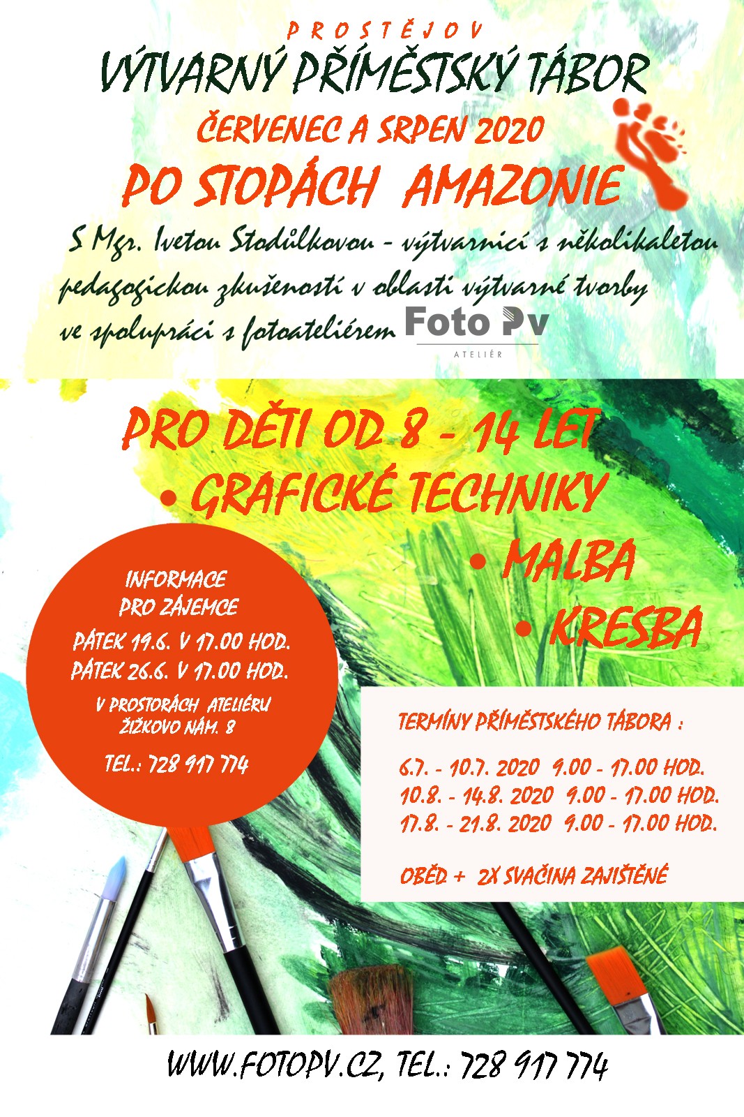 PO STOPÁCH AMAZONIE -PŘÍMĚSTSKÝ TÁBOR 