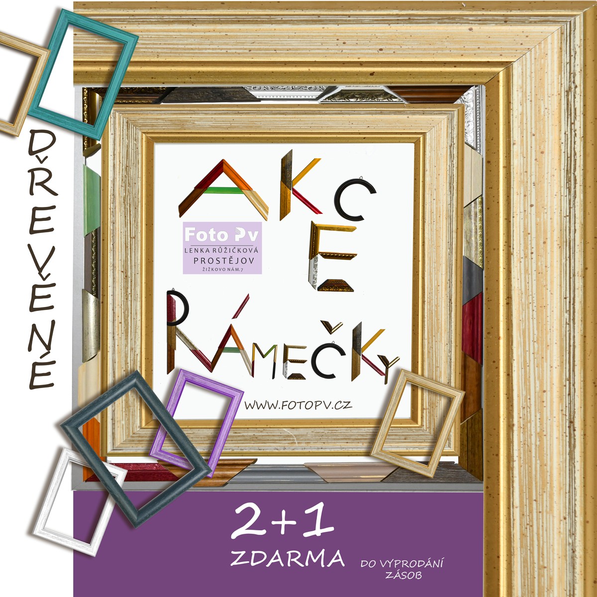 Akce rámečky 2+1