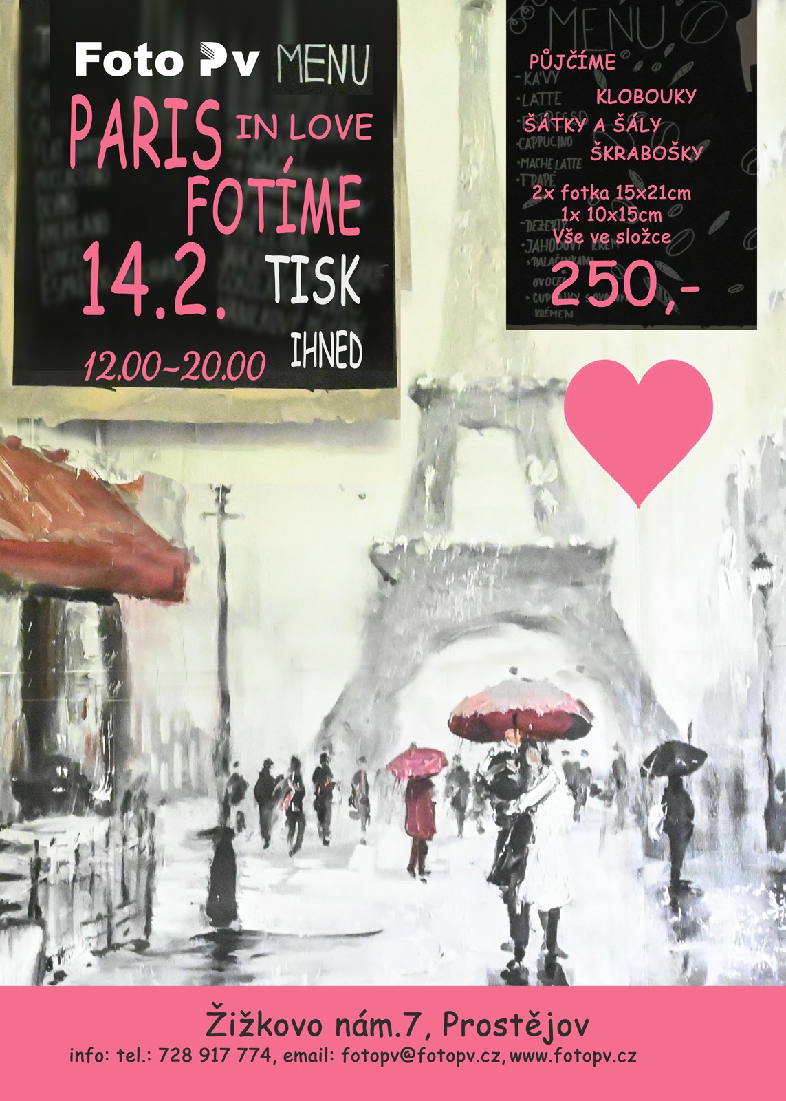 Paris in Love-Valentýnské focení